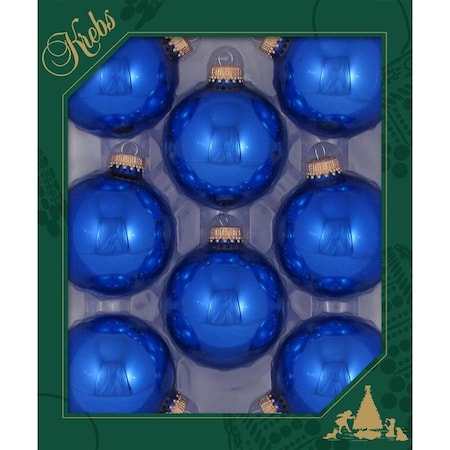 Christmas By Krebs Christmas by Krebs Victoria Blue/Gold Ball Ornament CBK70057